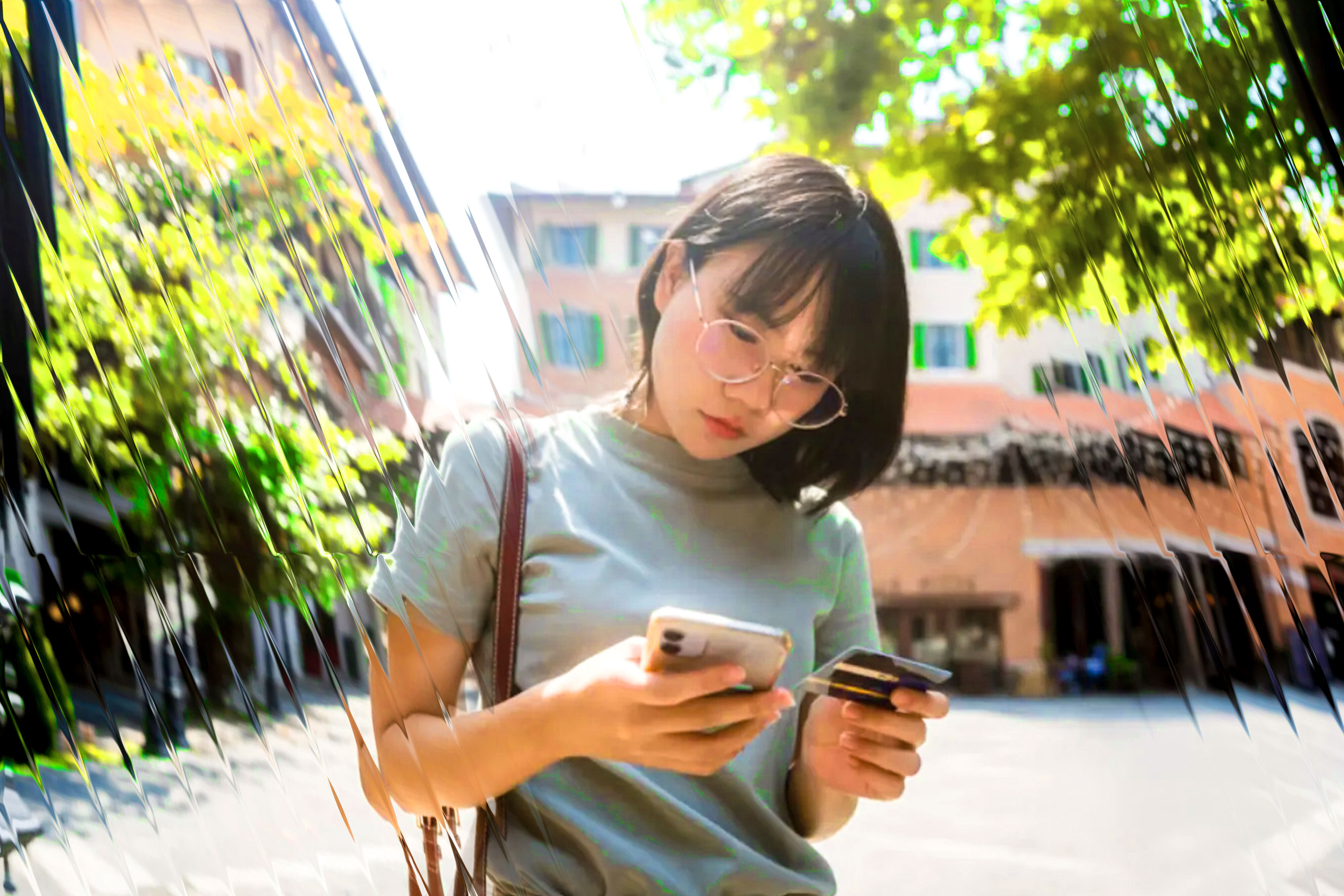 Girl on phone